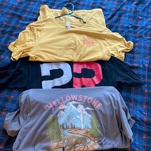Lot of 3 t-shirts